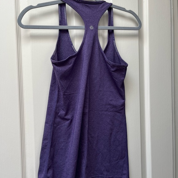 Purple Women's Racerback Tank Top - Picture 2 of 2